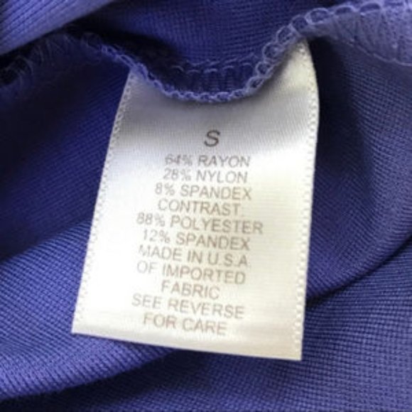 Arden B Lavender Strapless Peplum Dress size S - Picture 4 of 5